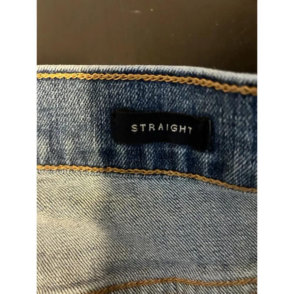 J Crew Flex Straight Fit Men's Jeans W33 L30 Medium Wash Stretch Denim $128 - Picture 4 of 7